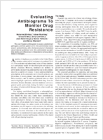 Evaluating Antibiograms To Monitor Drug Resistance