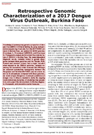 Retrospective Genomic Characterization of a 2017 Dengue Virus Outbreak Burkina Faso