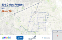500 Cities Project Local Data for Better Health 2016 Allen TX