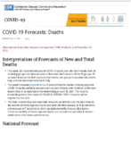 Coronavirus Disease 2019 COVID19 COVID19 Forecasts Deaths December 23 2020