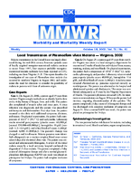 MMWR Morbidity and Mortality Weekly Report Vol 51 No 41 October 18 2002