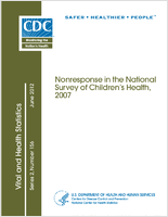 Nonresponse in the National survey of childrens health 2007