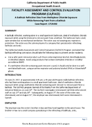 A Bathtub Refinisher Dies from Methylene Chloride Exposure While Removing Paint from a Bathtub
