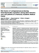 Risk Factors of CarbapenemaseProducing Enterobacterales Acquisition Among Adult Intensive Care Unit Patients at a Kentucky Academic Medical Center