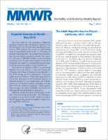 MMWR Morbidity and Mortality Weekly Report Vol 59 No 17 May 7 2010