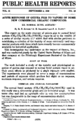 Weekly Reports for SEPTEMBER 4 1936