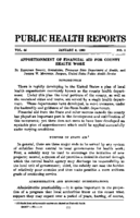 Weekly Reports for JANUARY 3 1930