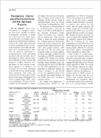 Pandemic Vibrio parahaemolyticus O3K6 Spread France