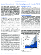 Update Influenza Activity  United States September 29December 7 2013