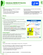 Moderna COVID19 Vaccine Storage and Handling Summary 20201220