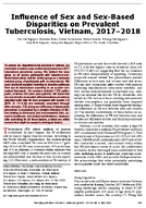 Influence of Sex and SexBased Disparities on Prevalent Tuberculosis Vietnam 20172018