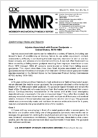 Morbidity and Mortality Weekly Report MMWR March 11 1994  Vol 43  No 9