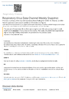Respiratory Virus Data Channel Weekly Snapshot