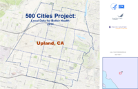 500 Cities Project Local Data for Better Health 2014 Upland CA