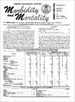 Morbidity and Mortality Weekly Report Vol 24 No 4 week ending January 25 1975