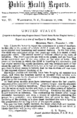 Public health reports  v 11 no 48 November 27 1896