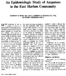 An epidemiologic study of amputees in the East Harlem community