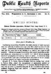 Public health reports  v 13 no 36 September 9 1898