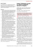 Human Thelaziosis Caused by Thelazia callipaeda Eyeworm Hungary