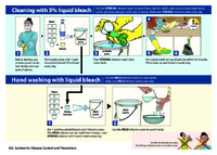 Cleaning with Liquid Bleach Hand Washing with Liquid Bleach