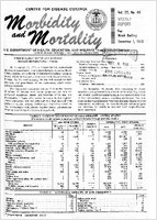 Morbidity and Mortality Weekly Report Vol 22 No 48 week ending December 1 1973