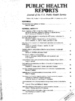 Public Health Rep  v 108 no 1  table of contents
