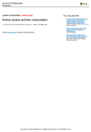 Worker Studies and Their Interpretation 2025