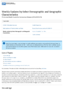 Weekly Updates By Select Demographic And Geographic Characteristics Provisional Death Counts for Coronavirus Disease COVID19 20211124