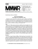 Morbidity and Mortality Weekly Report MMWR January 27 1995  Vol 44  No 3
