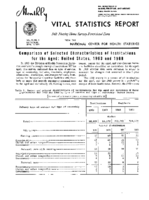 Comparison of selected characteristics of institutions for the aged United States 1963 and 1968