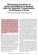 Shortening Duration of Swine Exhibitions to Reduce Risk for Zoonotic Transmission of Influenza A Virus