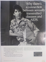 Why theres a connection between sexually transmitted disease and AIDS