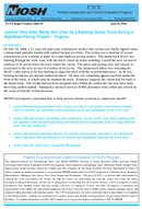 Laborer Dies After Being Run Over by a Backing Dump Truck During a Nighttime Paving Project  Virginia FACE 200603