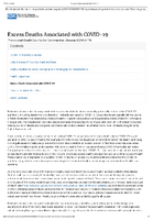 Excess Deaths Associated with COVID19 Provisional Death Counts for Coronavirus Disease COVID19 20210526