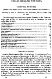 Public health reports  v 18 no 22 May 29 1903