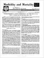 Morbidity and Mortality Weekly Report Vol 3 No 27 July 16 1954