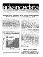 Expected Size of Completed Family Among Currently Married Women 1544 Years of Age United States 1973