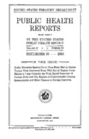 Public Health Reports  v 47 no 53  cover