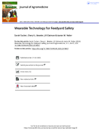 Wearable Technology for Feedyard Safety