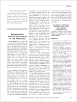 Symptomatic Human Hantavirus in the Americas