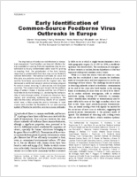 Early Identification of CommonSource Foodborne Virus Outbreaks in Europe