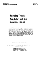 Mortality Trends Age Color and Sex United States 195069