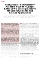 Evaluation of Commercially Available HighThroughput SARSCoV2 Serologic Assays for Serosurveillance and Related Applications