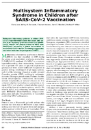 Multisystem Inflammatory Syndrome in Children after SARSCoV2 Vaccination