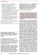 Microscopic Evidence of Malaria Infection in Visceral Tissue from Medici Family Italy