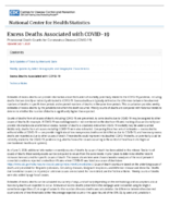 Excess Deaths Associated with COVID19 Provisional Death Counts for Coronavirus Disease COVID19 20200701