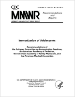 Morbidity and Mortality Weekly Report Recommendations and Reports November 22 1996  Vol 45  No RR13