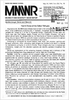 Morbidity and Mortality Weekly Report MMWR May 16 1980  Vol 29  No 19