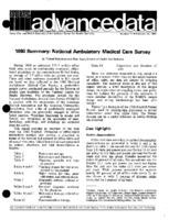 1980 Summary National Ambulatory Medical Care Survey