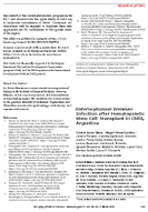 Enterocytozoon bieneusi Infection after Hematopoietic Stem Cell Transplant in Child Argentina